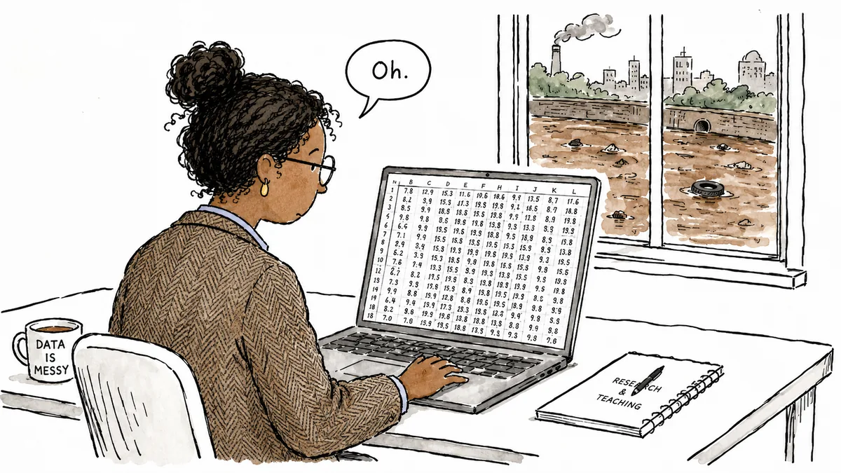 Dirty Business, a Professor, and Why the Numbers in Your River Don’t Lie